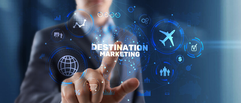 Destination Marketing Strategy Visualization with Global Tourism Network and Travel Industry Technology Interface