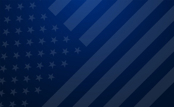 USA flag background, United States patriotic stars and stripes pattern design