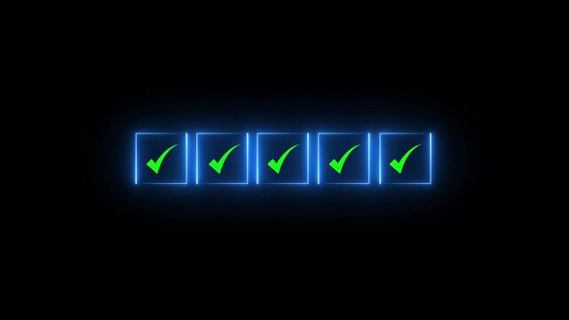 Glowing neon Accountant showing office document auditing concept ,plan review process and assess correctness ,Management of important document ,document system ,accountant Audit documents.4k video