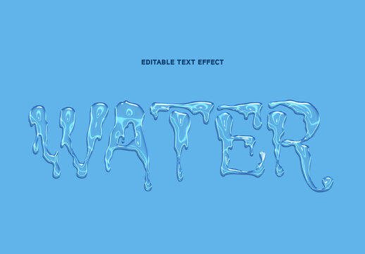 Water Text Effect