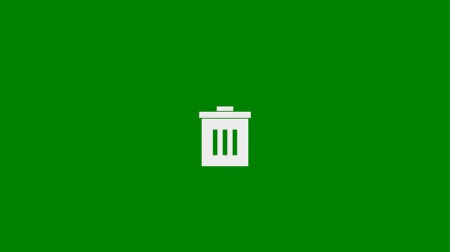 Removing, Deleting, Getting Rid of Self-Doubt or Doubt from Life - Let Go of Doubt, Overcome Self-Doubt - Self-Development or Personal Development Concept - Minimal Motion Graphics Clip - Green Screen