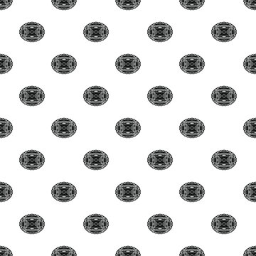 Seamless pattern featuring a small, simplified stadium or arena icon
