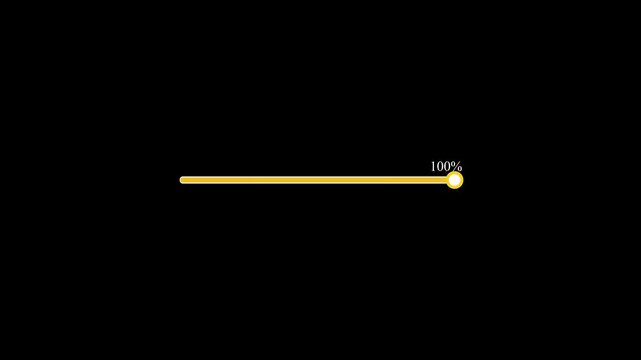 Dynamic slider bar animation with smooth transitions and interactive controls for ui design