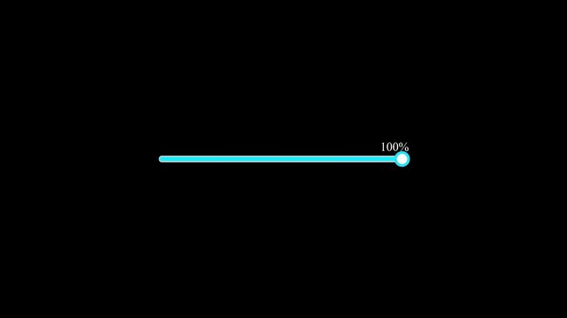 Dynamic slider bar animation with smooth transitions and interactive elements for ui design