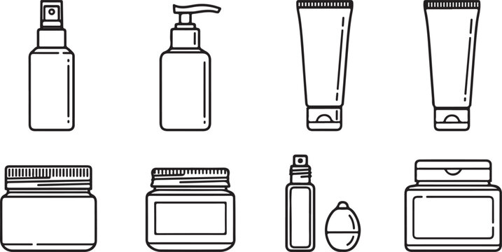 Vector infographic icons set for mobile development and design Vector