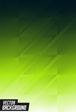 abstract sports green gradient pattern background design for team jersey