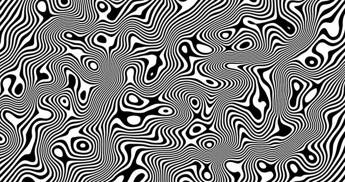 Animated background with wavy lines pattern
