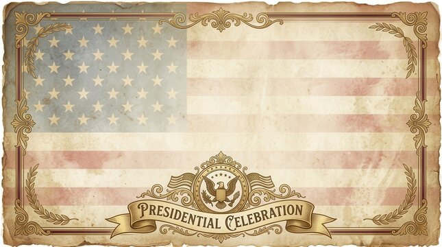 President celebration of us patriotic holiday with american flag government festivities vibrant environment joyful viewpoint
