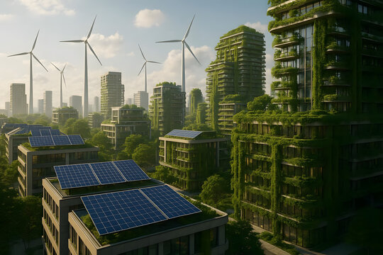 Sustainable Green City with Renewable Energy