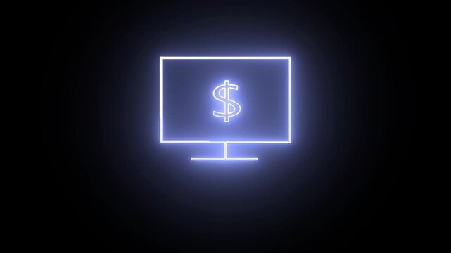 dollar mark icon and business market