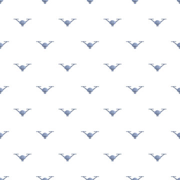 Drones repeat creating a modern technology theme for various design applications