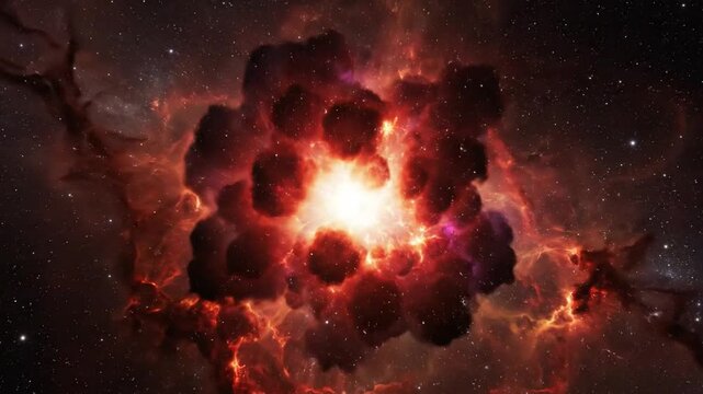 Galactic Supernova Explodes With Intense Light