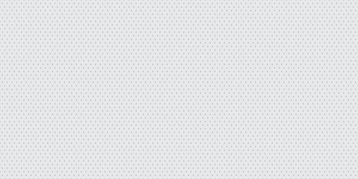 White jersey texture background. Gray mesh fabric with small perforated holes and shadows for athletic wear, activewear, uniform design mockups. Realistic vector illustration.