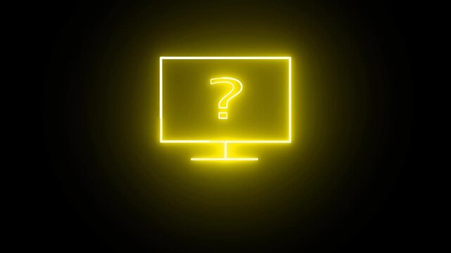 graph chart and question icon mark
