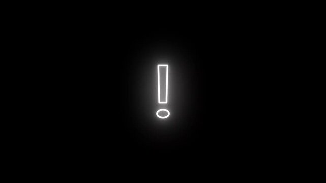 graph chart and exclamation mark icon