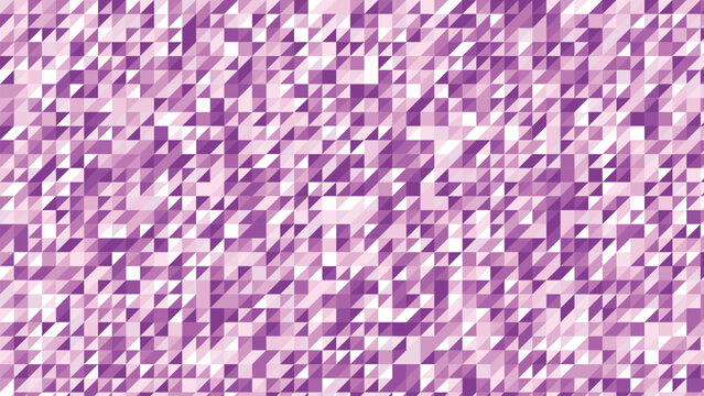 Purple geometric mosaic background, abstract low poly triangle pattern vector, violet crystalline texture for digital wallpaper, modern amethyst faceted backdrop
