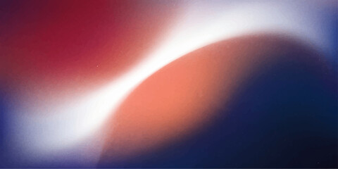 Colorful rainbow light beams glowing across space with planets stars and dark sky backdrop © AFROZ 