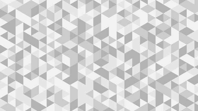 Abstract Gray Geometric Triangle Pattern Background with Minimal Modern Monochrome Design