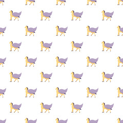 Naklejka premium Mythical winged horses forming a playful and magical repetitive background