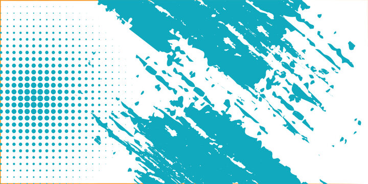 Dots halftone white and blue color pattern gradient grunge texture background. Dots pop art comics sport style vector illustration. vector grunge and dot