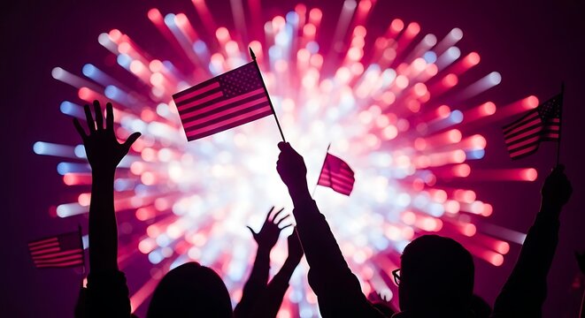 Spectacular 4th of july fireworks celebrating 250 years of independence day