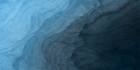 A serene nature texture of clear blue water surface waves flowing into an abstract aqua sea pattern with cold winter ice and white snow clouds © PIXEL