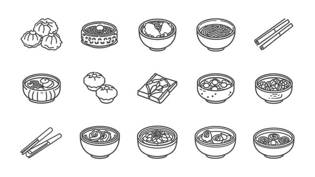 Culinary Delights: A collection of various delicious food from multiple cultures, each dish thoughtfully arranged, ready to tantalize and delight.