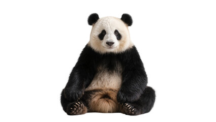 Seated Giant Panda Bear with Black and White Fur © Isolde