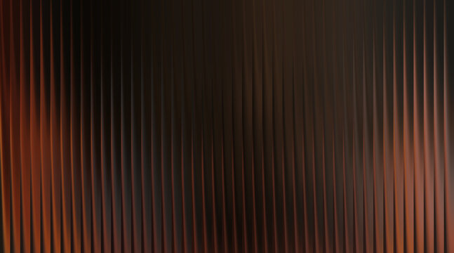 Abstract background, of vertical parallel, lines with warm, copper and dark, brown gradient tones