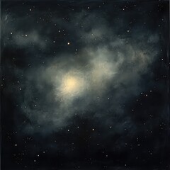 Fototapeta premium Starry Galaxy Space Background for Reflection.