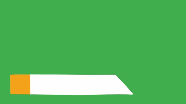 Modern Dynamic Lower Third 2D Animation on Green Screen | Clean Corporate Title Graphic Overlay for Video Production