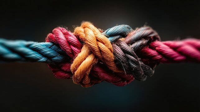 Rope unity reflects strength in teamwork