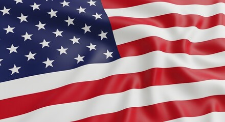 Obraz premium Waving american flag a symbol of freedom and national pride representing the united states of america