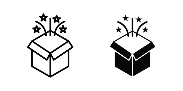 Magic box icon concepts for website projects