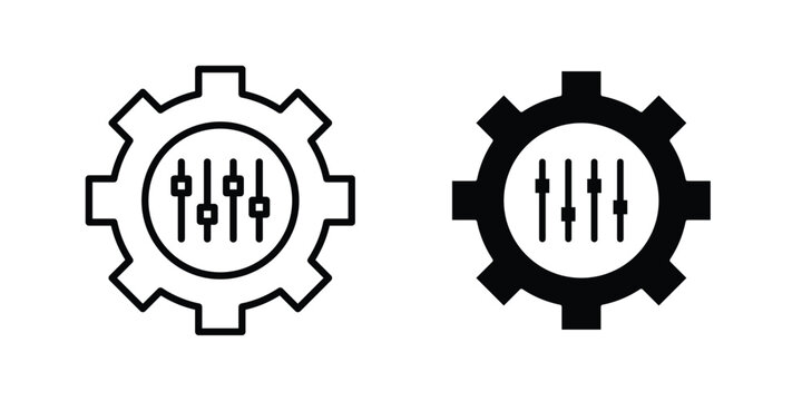 Mass customization icon concepts for website projects