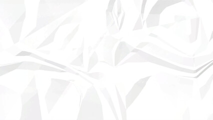 Fototapeta premium Abstract White Crumpled Paper Texture Background with Minimal Soft Wrinkled Surface Design
