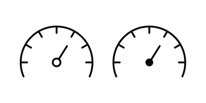 Speedometer icon concepts for website projects