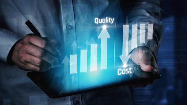 Increase quality and reduce cost represent quality, cost, and performance optimization for business strategy and resource efficiency Marrow