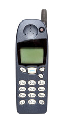 Old vintage mobile phone isolated, retro cellphone  © BOOCYS