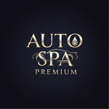 Auto Spa Premium Logo - Car Wash, Detailing, Luxury Service
