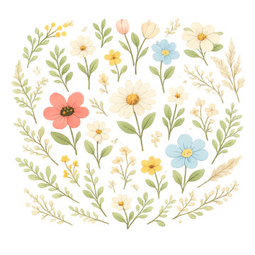 garden flower mix, mixed garden flowers, colorful flower garden, blooming garden mix, floral garden variety, vibrant garden flowers, spring garden blooms, wild garden flowers, natural flower mix, bota