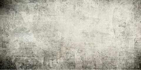 Fototapeta premium A dark and aged grunge metal background features a rough grey concrete wall texture with dirty vintage patterns on a weathered stone surface