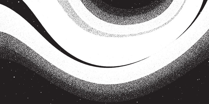 Abstract black and white grunge wavy lines texture background. rough ink spray paint effect pattern. distorted graphic element with uneven edges brush stroke abstract background distressed
