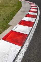 Fotobehang Formule 1 Hungaroring, Hungary Formula one, F1 track line. New hungaroring FIA race track, motorsport  © Fulop