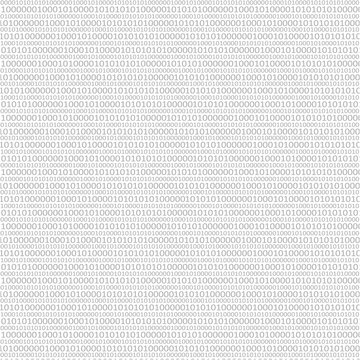 Binary code background, digital data texture, technology matrix pattern vector design
