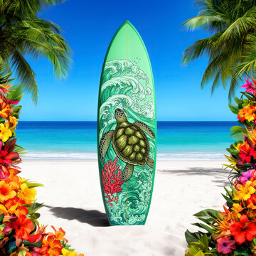 vector, oleaje, ilustraci&oacute;n, tabla de surf, playa, arte, designio, verano, junta, surf, decoraciones, vacaciones, mar, navida, tropical, flor, dechado, acomodador, naturaleza, &aacute;rbol, icono, adorno, an