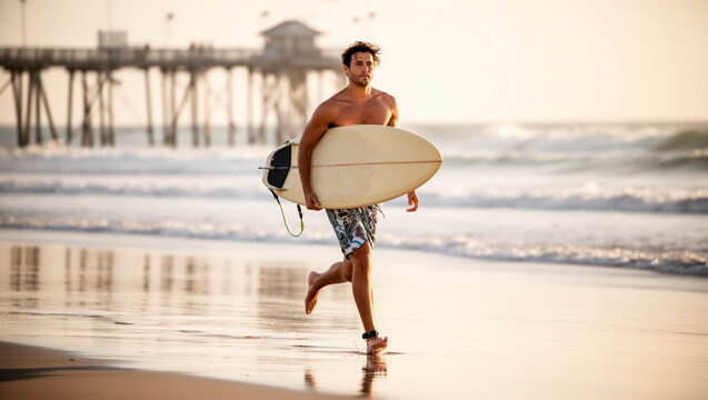 surfista, playa, oleaje, tabla de surf, surf, mar, verano, deporte, oce&aacute;no, acu&aacute;tico, junta, arena, diversi&oacute;n, participaci&oacute;n, vacaciones, ocio, olas, estilo de vida, persona, gente, bikini, chico
