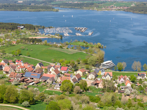 Gro&szlig;er Bombachsee bei Ramsberg in Mittelfranken