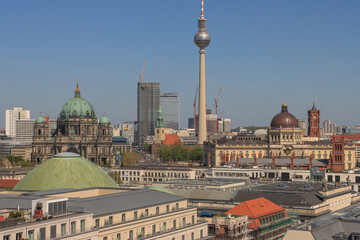 Berlin Panorama  Blick vom Französischen Dom in Richtung Alexanderplatz © holger.l.berlin
