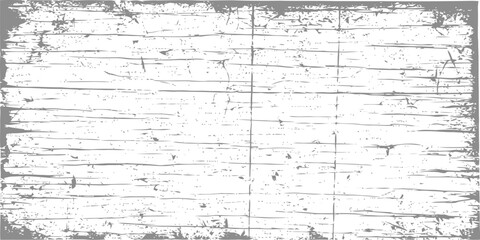 Fototapeta premium Distressed wooden board texture with heavy horizontal grain and worn edges for vintage grunge background and architectural design